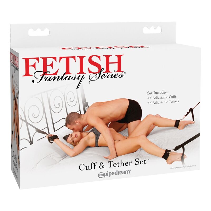 FETISH FANTASY CUFF UND TETHER SET – Bild 2