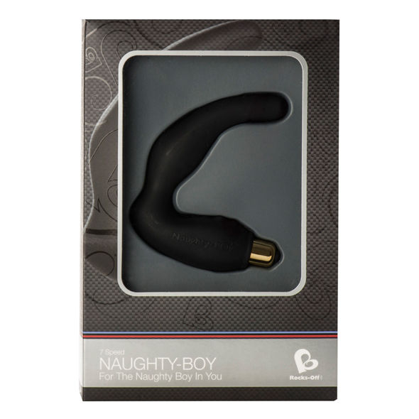 ROCKS-OFF - NAUGHTY-BOY MNNLICHES G-SPOT-MASSAGER 7 V SCHWARZ – Bild 2