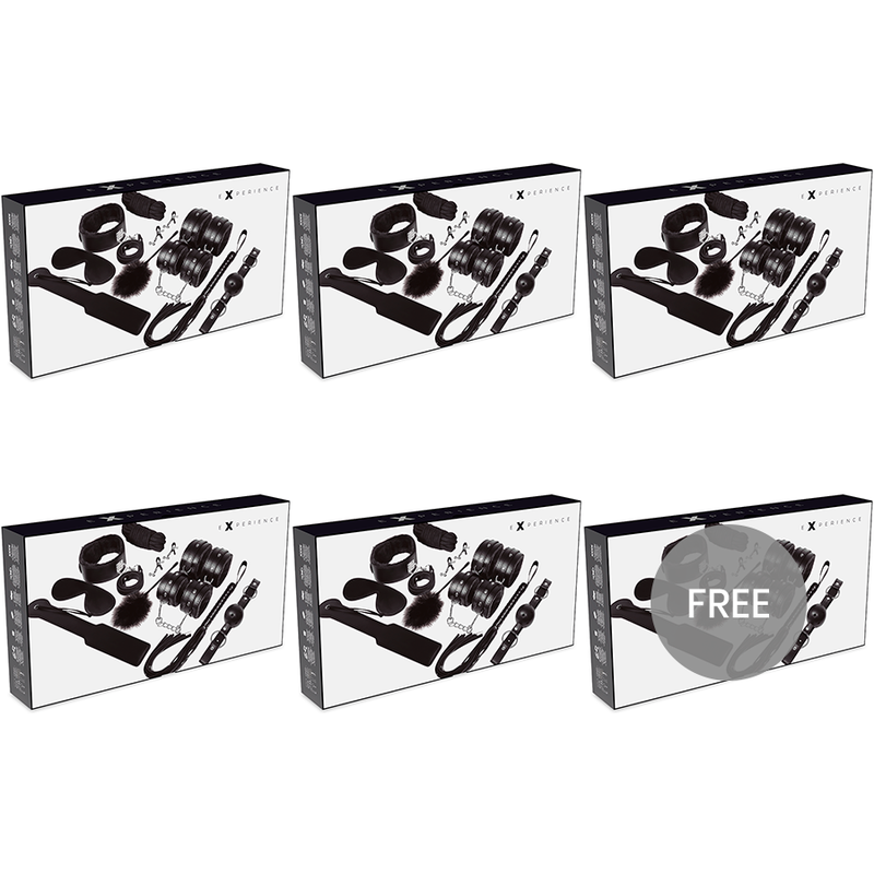 EXPERIENCE - BDSM-FETISCH-KIT SCHWARZ SERIE 5+1 KOSTENLOS