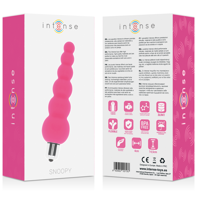 INTENSE - SNOOPY 7 GESCHWINDIGKEITEN SILIKON INTENSE - ROSA – Bild 4