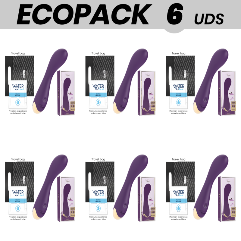ECOPACK 6 EINHEITEN - TREASURE HANSEL G-SPOT VIBRATOR COMPATIBLE CON WATCHME WIRELESS TECHNOLOGY