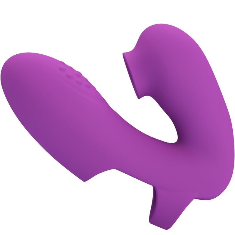 PRETTY LOVE - ATHENA FINGERVIBRATOR MIT KLITORISSTIMULATOR LILA – Bild 2