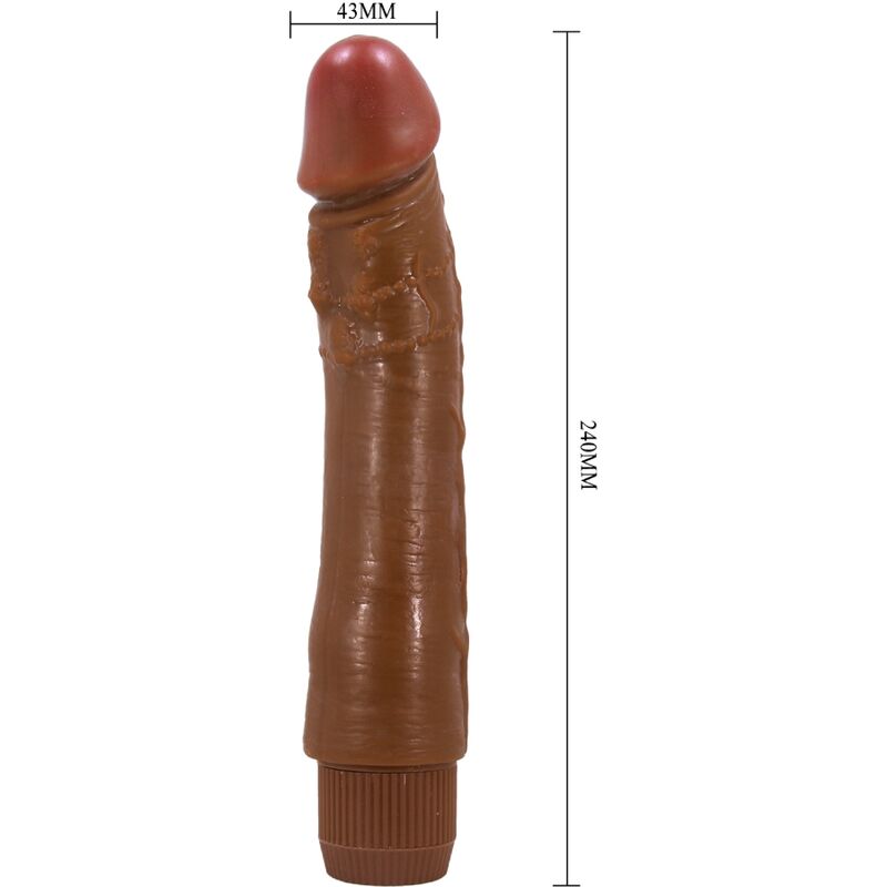 BAILE - DYBBUK REALISTISCHER VIBRATOR 24 CM MULATTE – Bild 4
