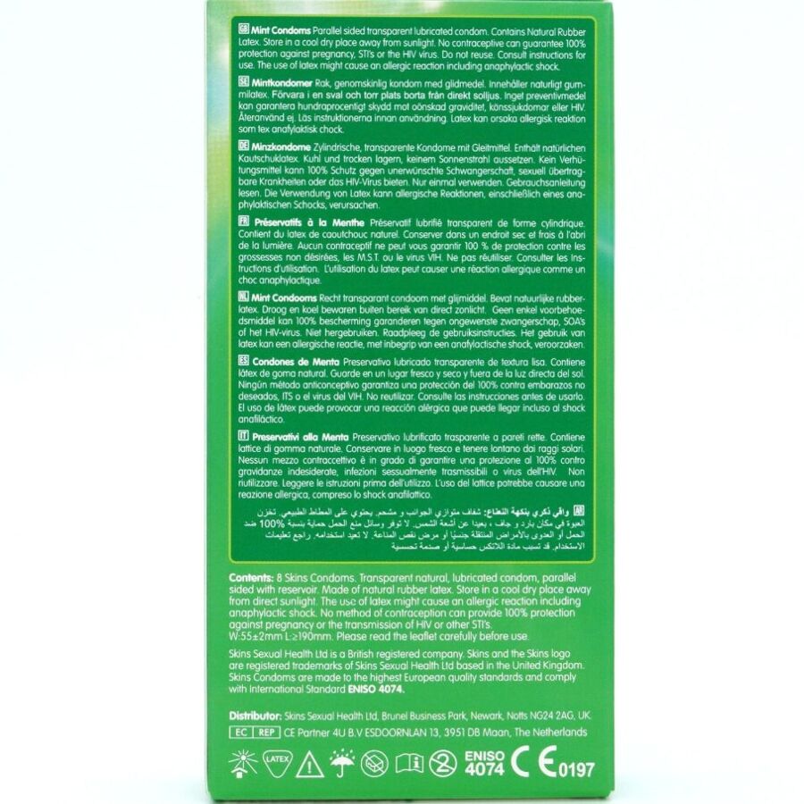 SKINS - MINT PREMIUM KONDOME PACKUNG 8 – Bild 4