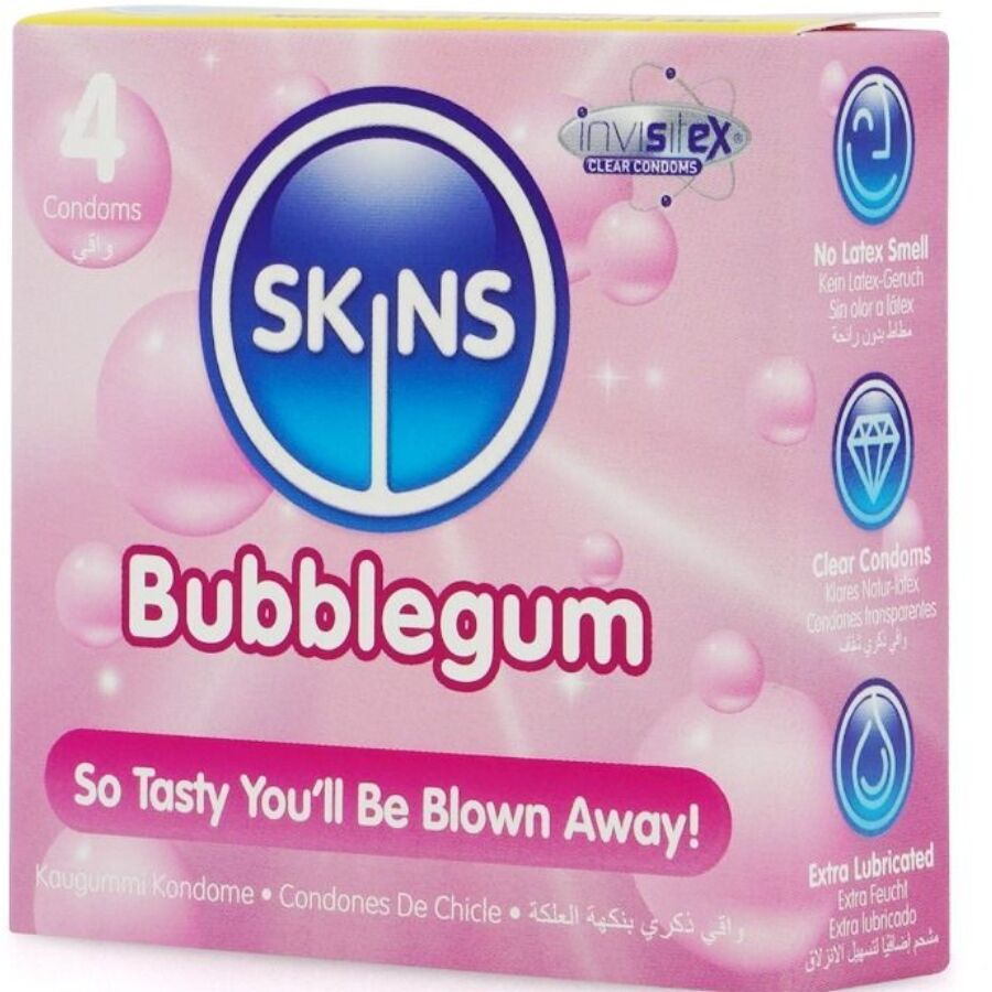 SKINS - BUBBLEGUM PREMIUM-KONDOME PACKUNG 4 – Bild 2