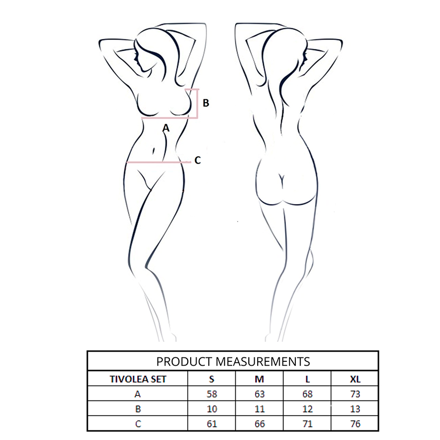 PASSION - TIVOLEA BH + STRING SET MISTY ROSE L/XL – Bild 4