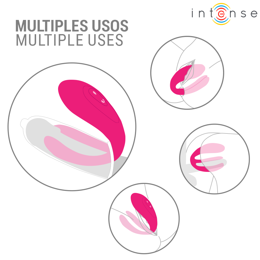 INTENSE - JULIA DOPPELVIBRATOR-KLEMMENSTIMULATOR MIT FERNBEDIENUNG – Bild 4