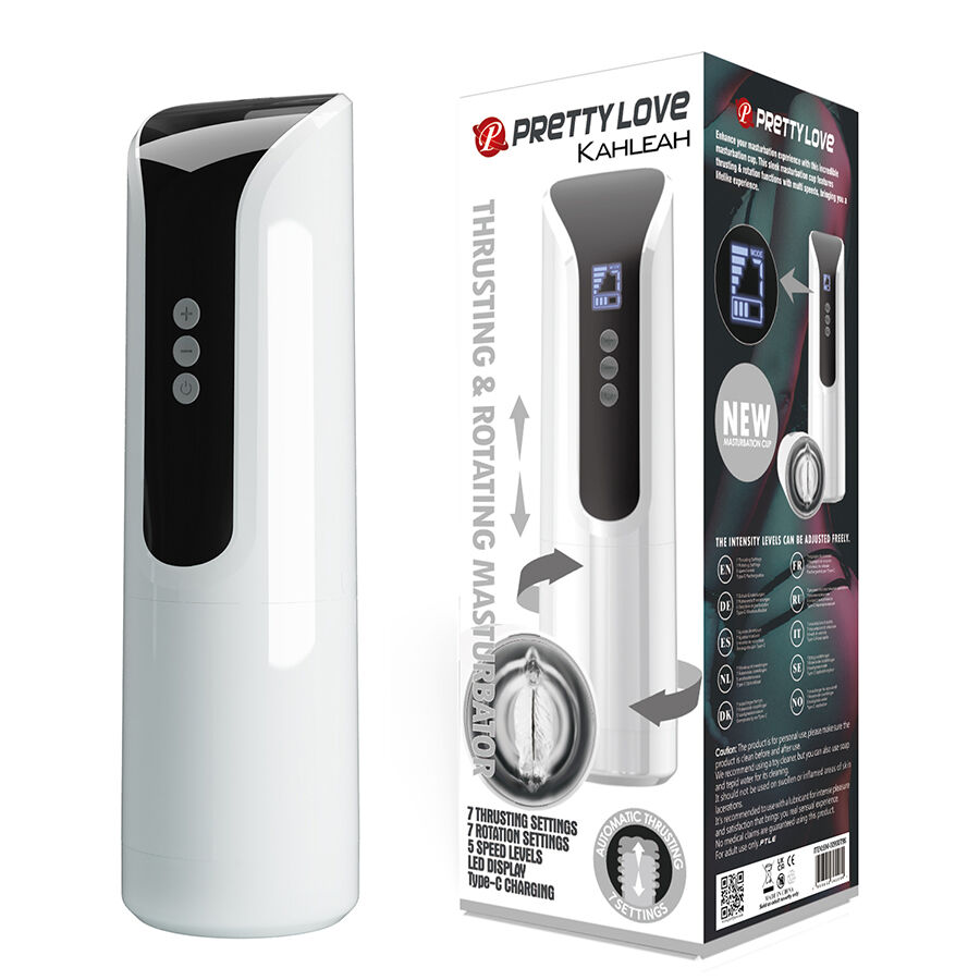 PRETTY LOVE - KAHLEAH MASTURBATOR MIT DRUCK- UND ROTATIONSFUNKTION