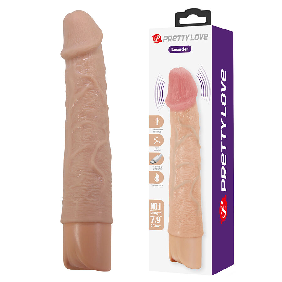 PRETTY LOVE - LEANDER FLEXIBLER REALISTISCHER VIBRATOR