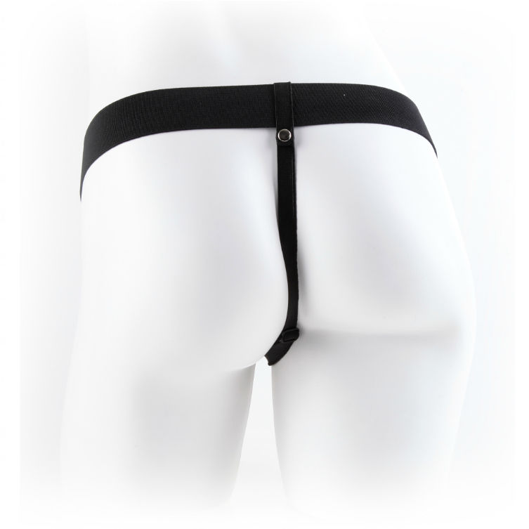 FETISH FANTASY SERIES - 7 HOHL STRAP-ON MIT BLLEN 17,8 CM FLEISCH – Bild 3