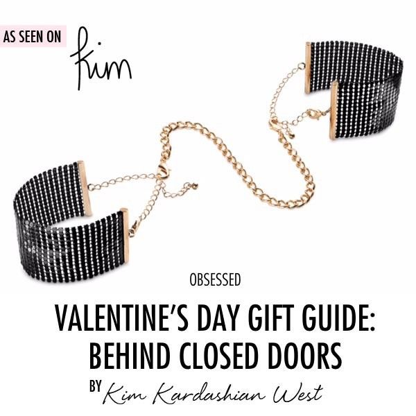 BIJOUX - DÉSIR MÉTALLIQUE HANDSCHELLEN AUS SCHWARZEM METALLGEWEBE – Bild 3