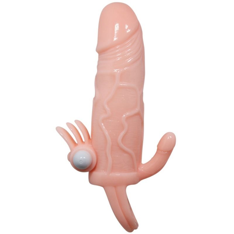 BAILE - BRAVE MAN PENISHÜLLE MIT KLITORIS UND ANALSTIMULATION FLEISCH 16.5 CM – Bild 3