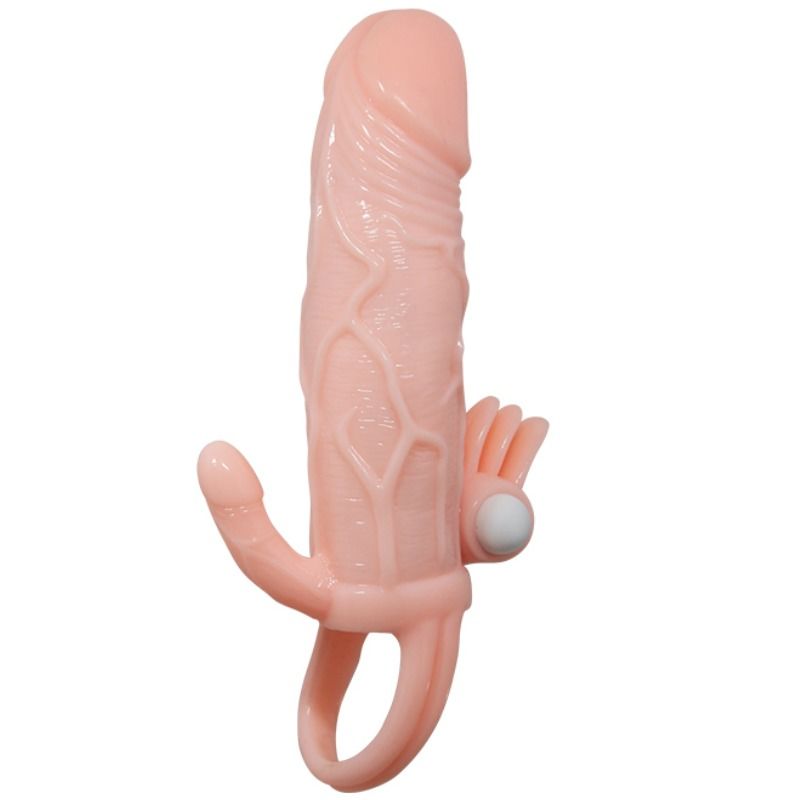 BAILE - BRAVE MAN PENISHÜLLE MIT KLITORIS UND ANALSTIMULATION FLEISCH 16.5 CM – Bild 4
