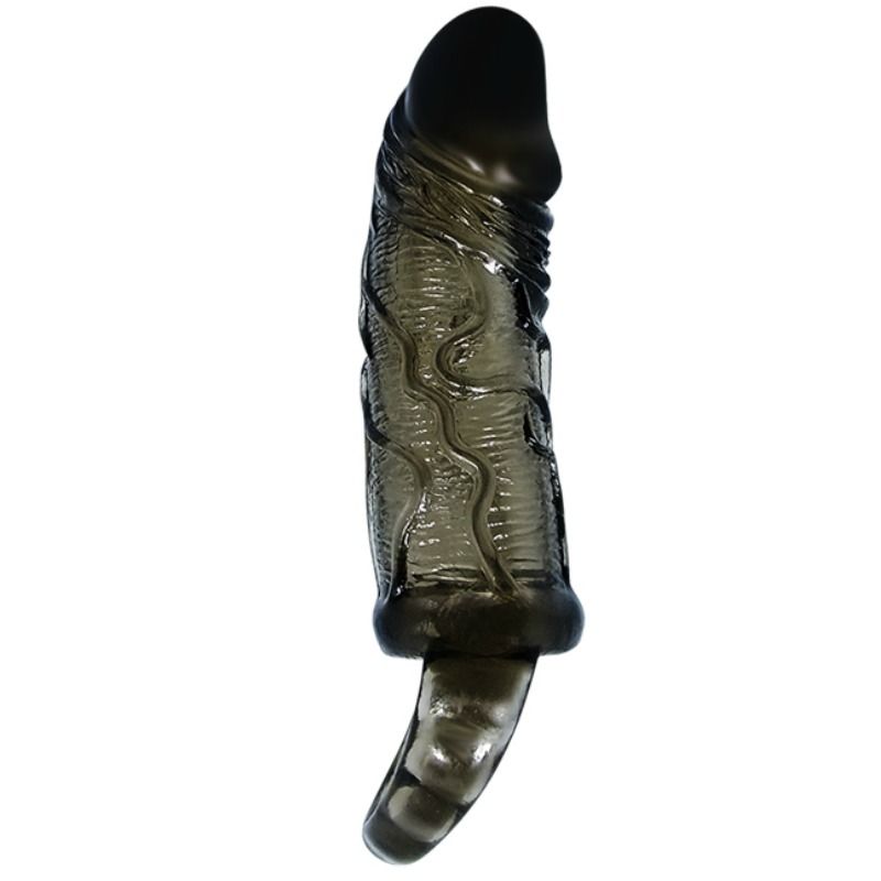 BAILE - PENIS EXTENDER COVER MIT GURT FÜR HODEN SCHWARZ 13.5 CM – Bild 2