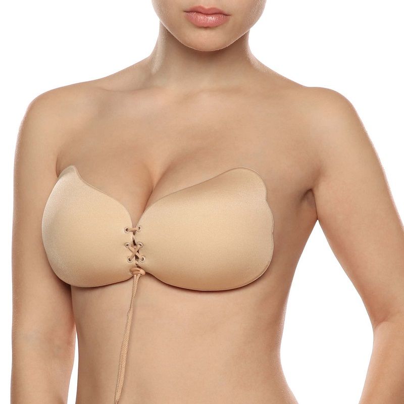 BYE-BRA - LACE-IT ENHANCEMENT PUSH-UP BEIGE CUP B – Bild 3
