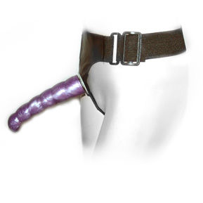 BAILE - WEIBLICHES ANAL UND VAGINALGESCHIRR FLIEDER G-PUNKT 17 CM – Bild 2