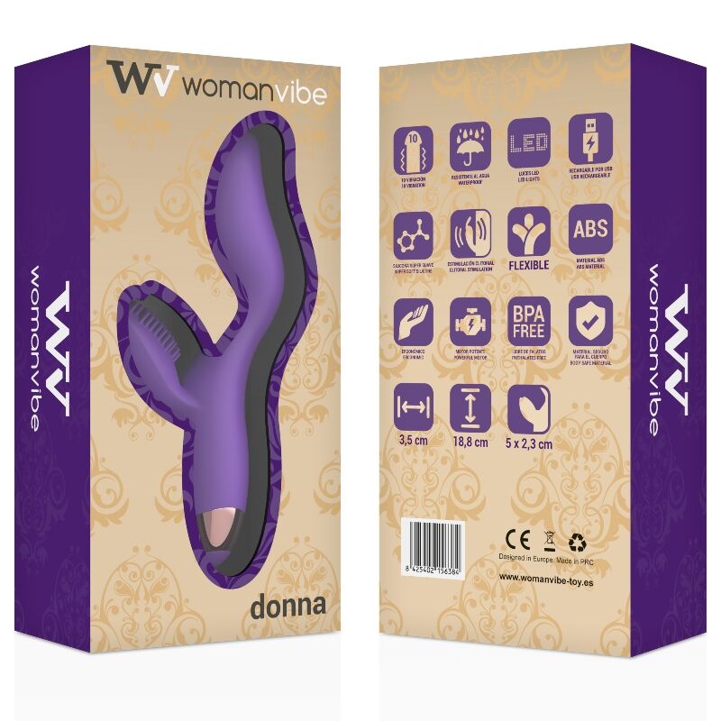 WOMANVIBE - DONNA AUFLADBARER SILIKONVIBRATOR – Bild 2